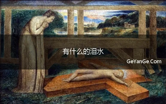 有什么的泪水