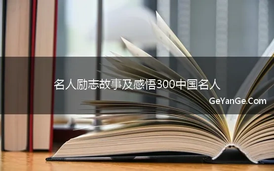 名人成功励志故事及感悟300字