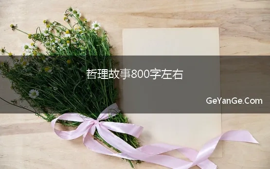 哲理故事800字左右