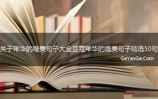 关于年华的唯美句子大全豆蔻年华的唯美句子精选50句