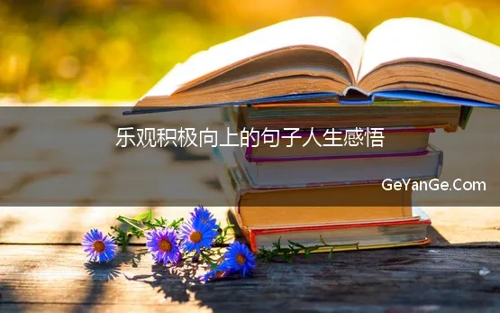 乐观向上的哲理语句