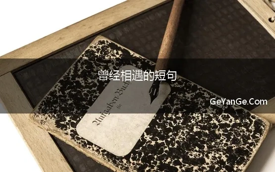 曾经相遇的短句