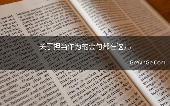 你知道哪些关于责任的名言警句?