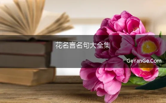 花<a href=http://www.geyange.com/mingyan/2752.html target=_blank class=infotextkey>名言名句大全</a>集