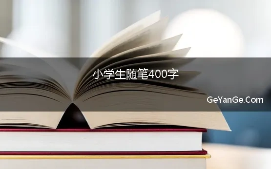 小学生随笔400字